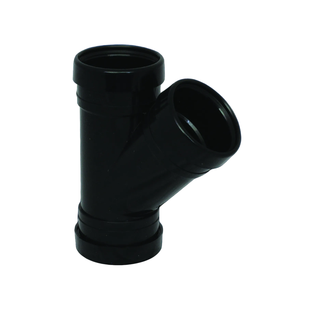 135 degree triple socket branch 110mm soil pipe UPVC