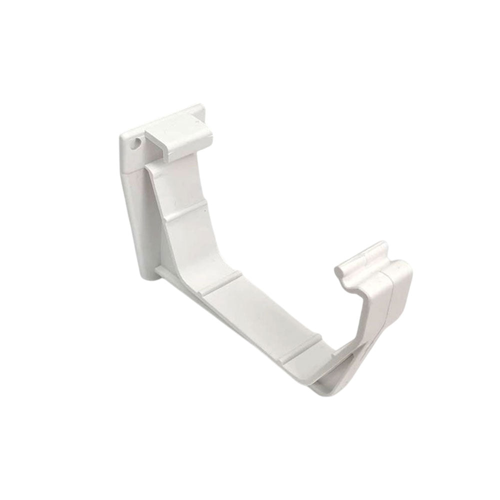 114mm square-line gutter fascia bracket black UPVC