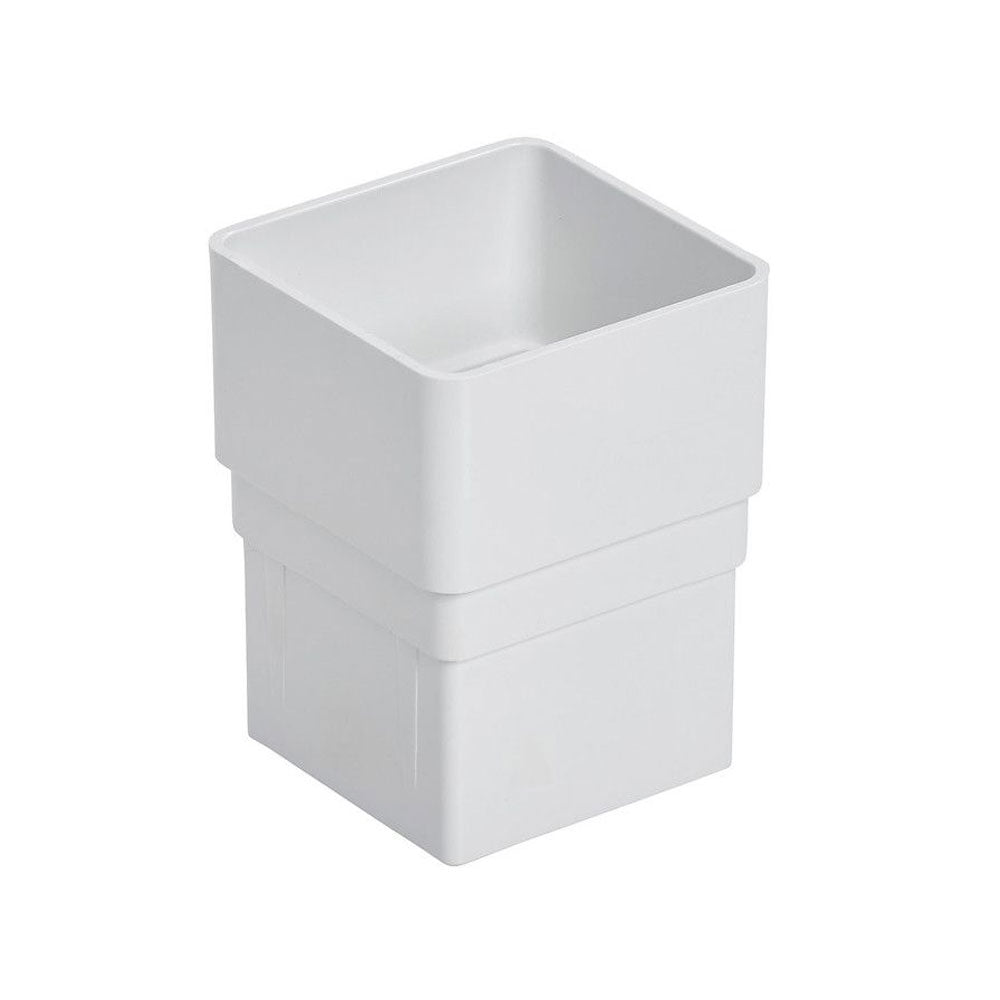 65mm square downpipe socket UPVC