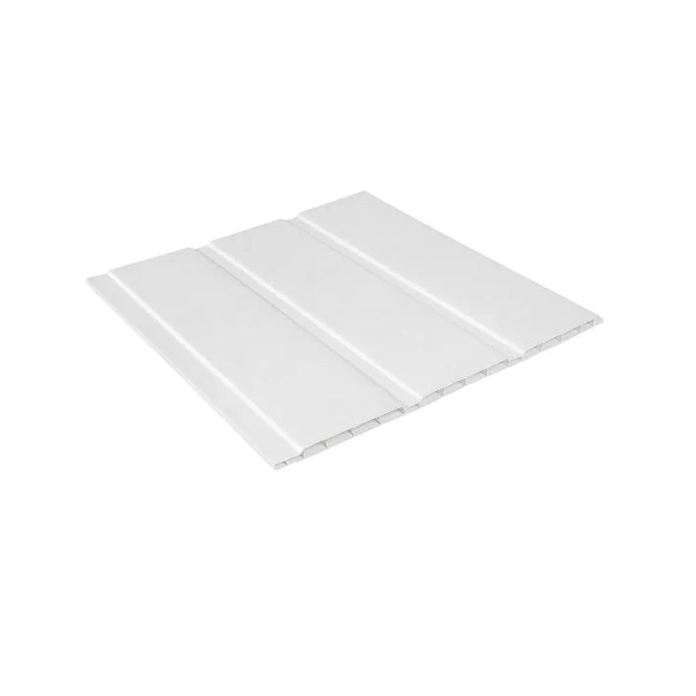 Hollow soffit white UPVC