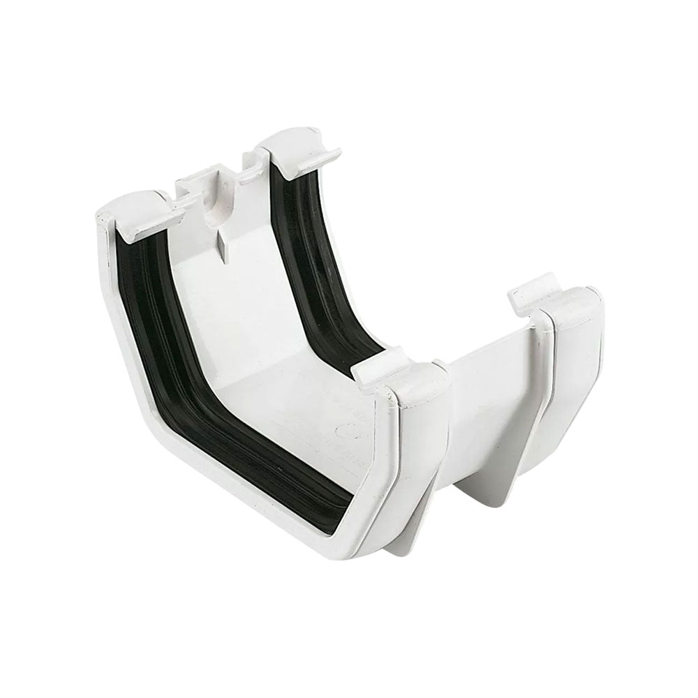 114mm square-line gutter union bracket UPVC