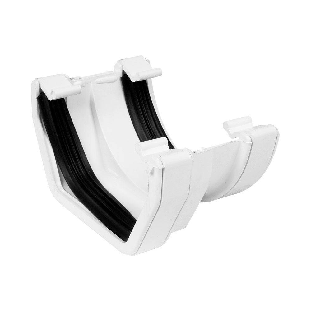 114mm square to 112mm round gutter adaptor UPVC