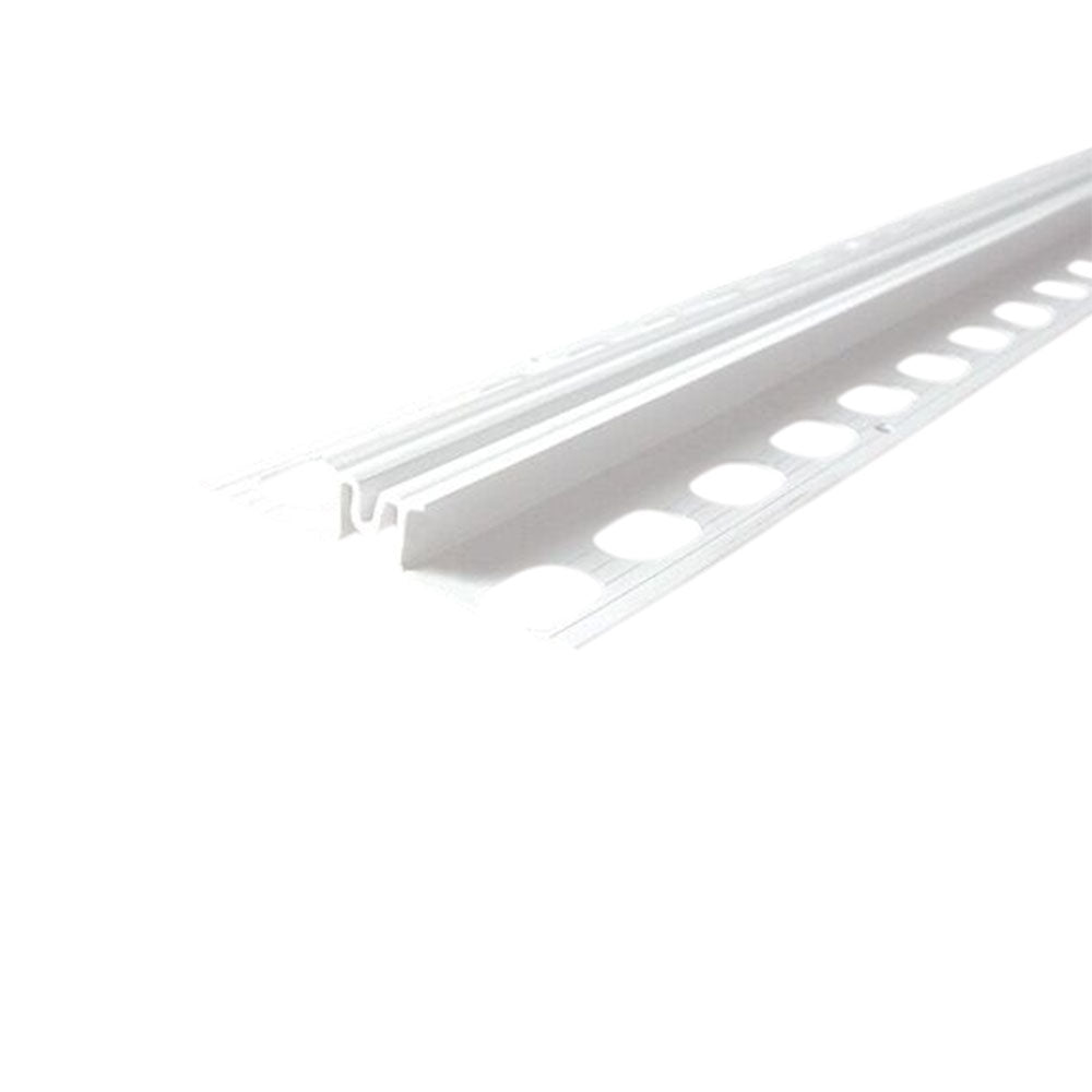 Render joint profile PVC white 10mm x 2.5m