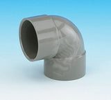 90 degree knuckle bend 32mm waste pipe close-up