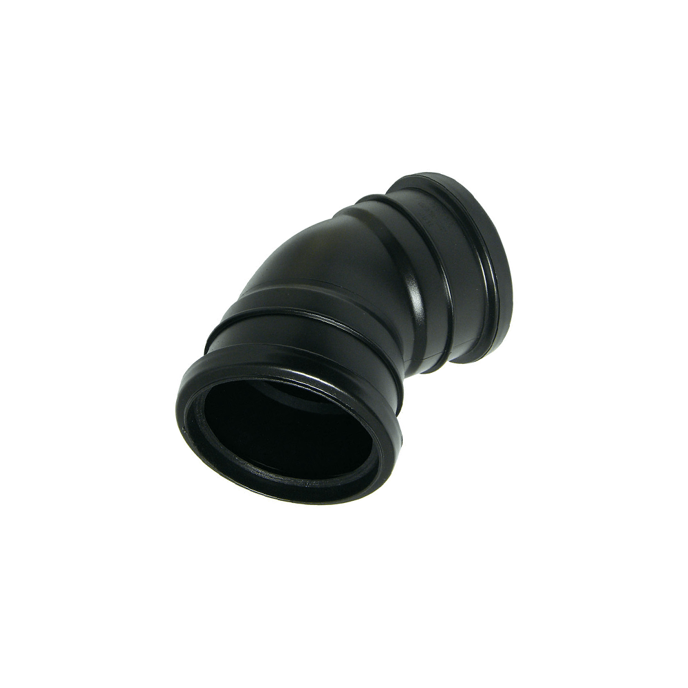 135 degree double socket bend 110mm PVCu soil pipe