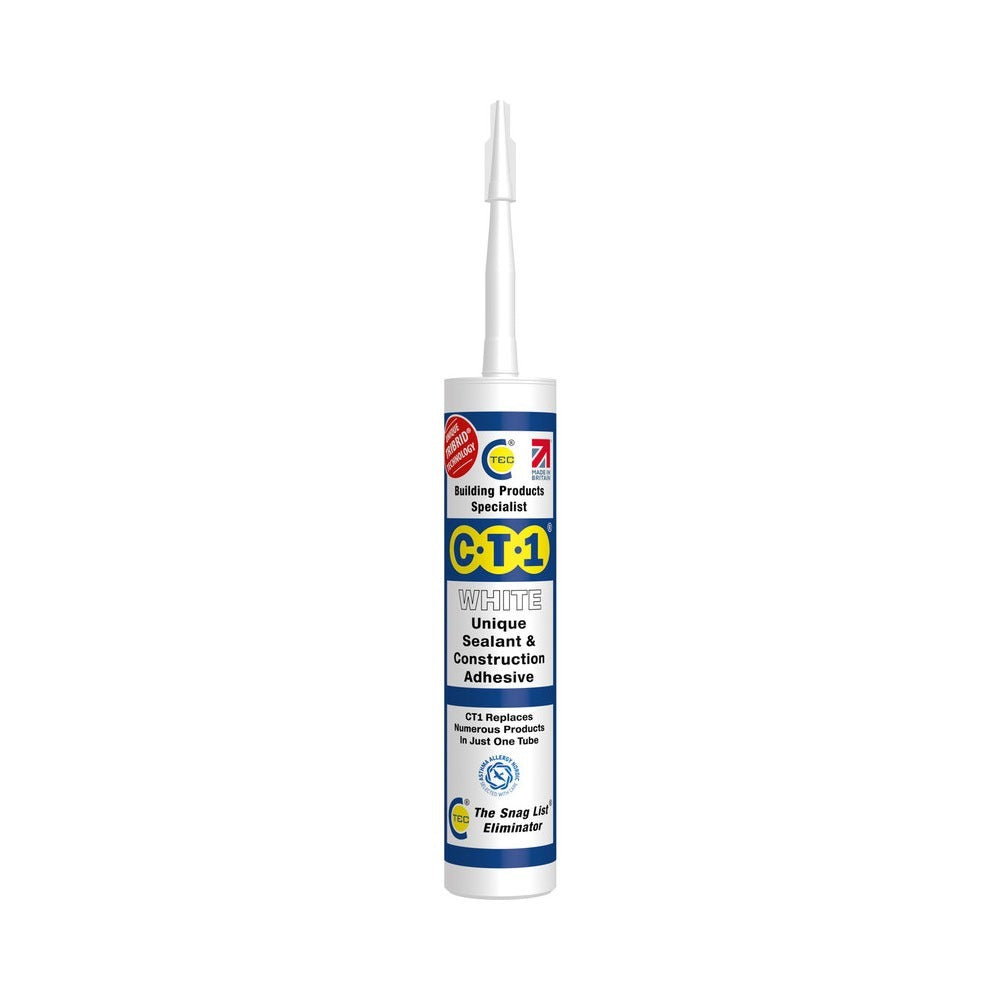 CT1 sealant adhesive white 290ml TRIBRID technology
