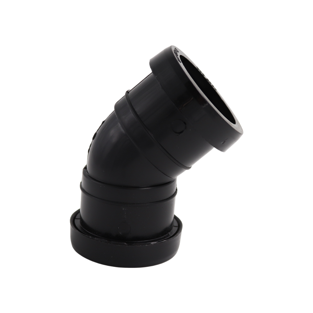 135 degree obtuse bend 32mm waste pipe close-up