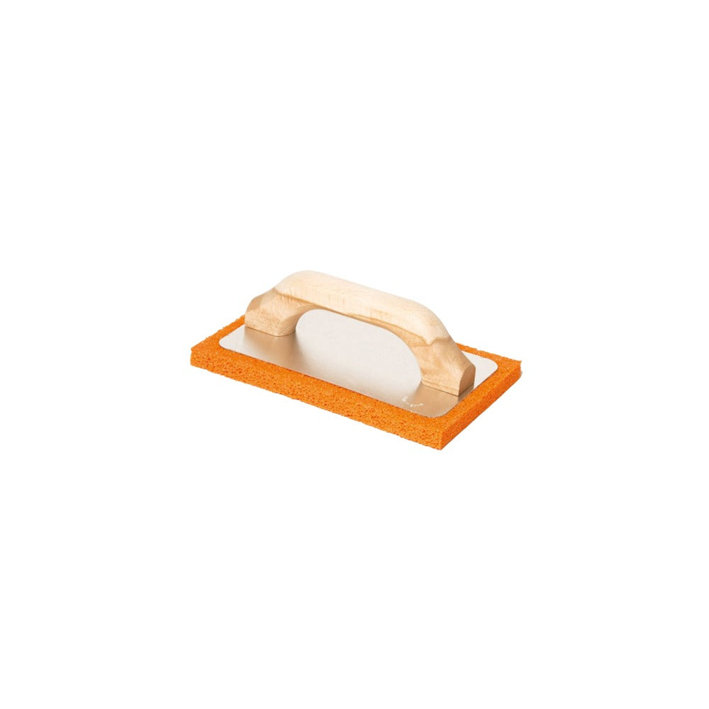 Orange sponge float for render finishing