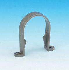 Pipe clip 40mm waste pipe close-up